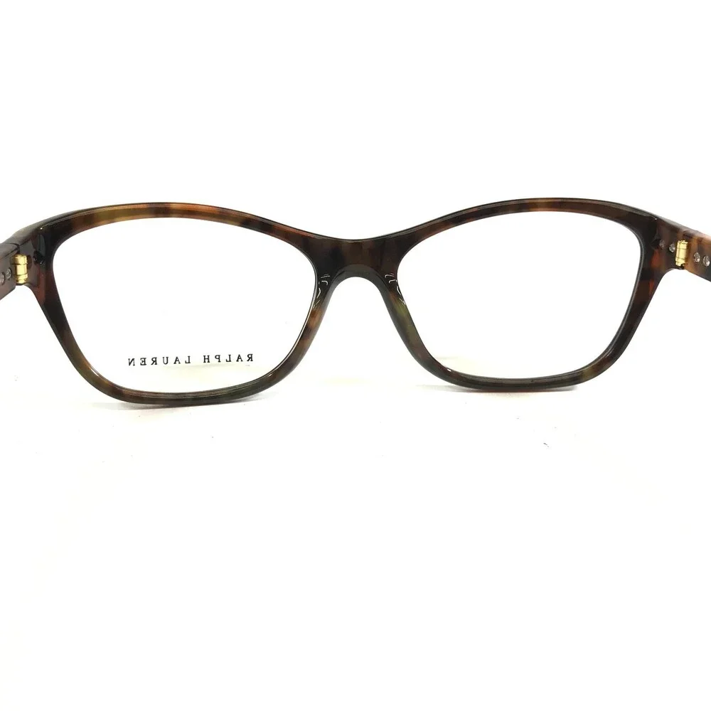 Ralph Lauren Eyeglasses Frames RL6160 5260 Black Brown Tortoise Gold 53-16-140